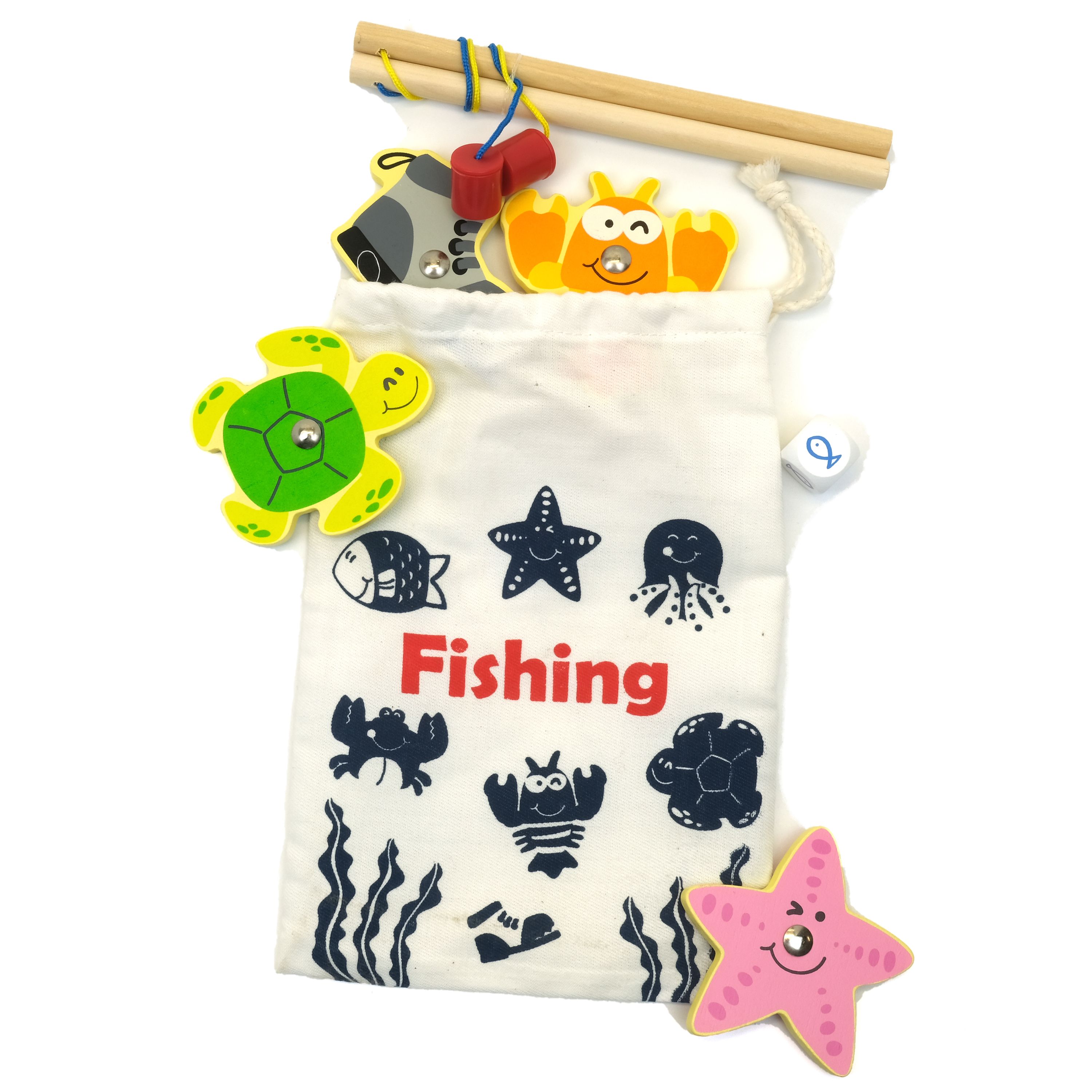 small foot Fische angeln Reisespiel