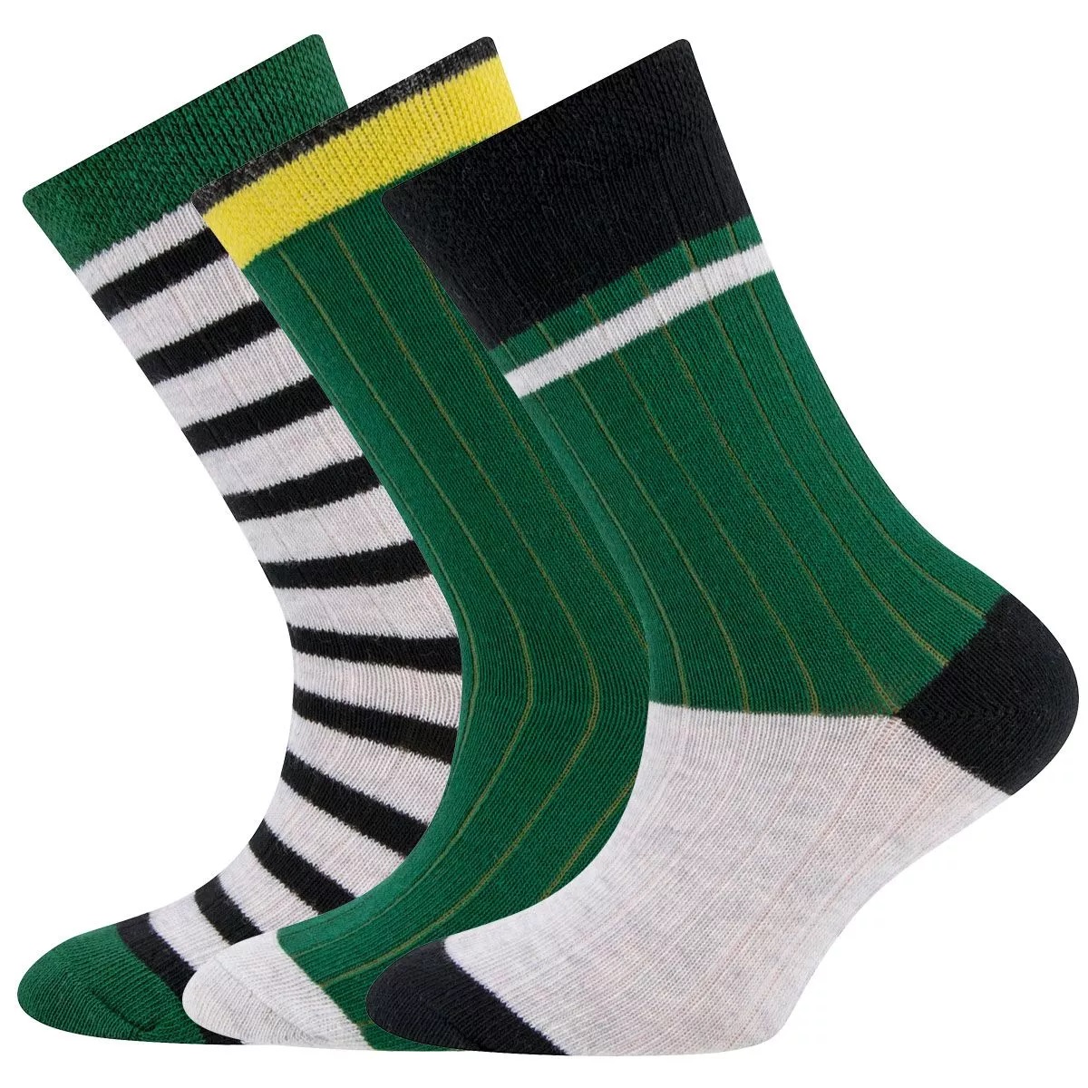 Ewers Socken 3er Pack Rippe/Ringel