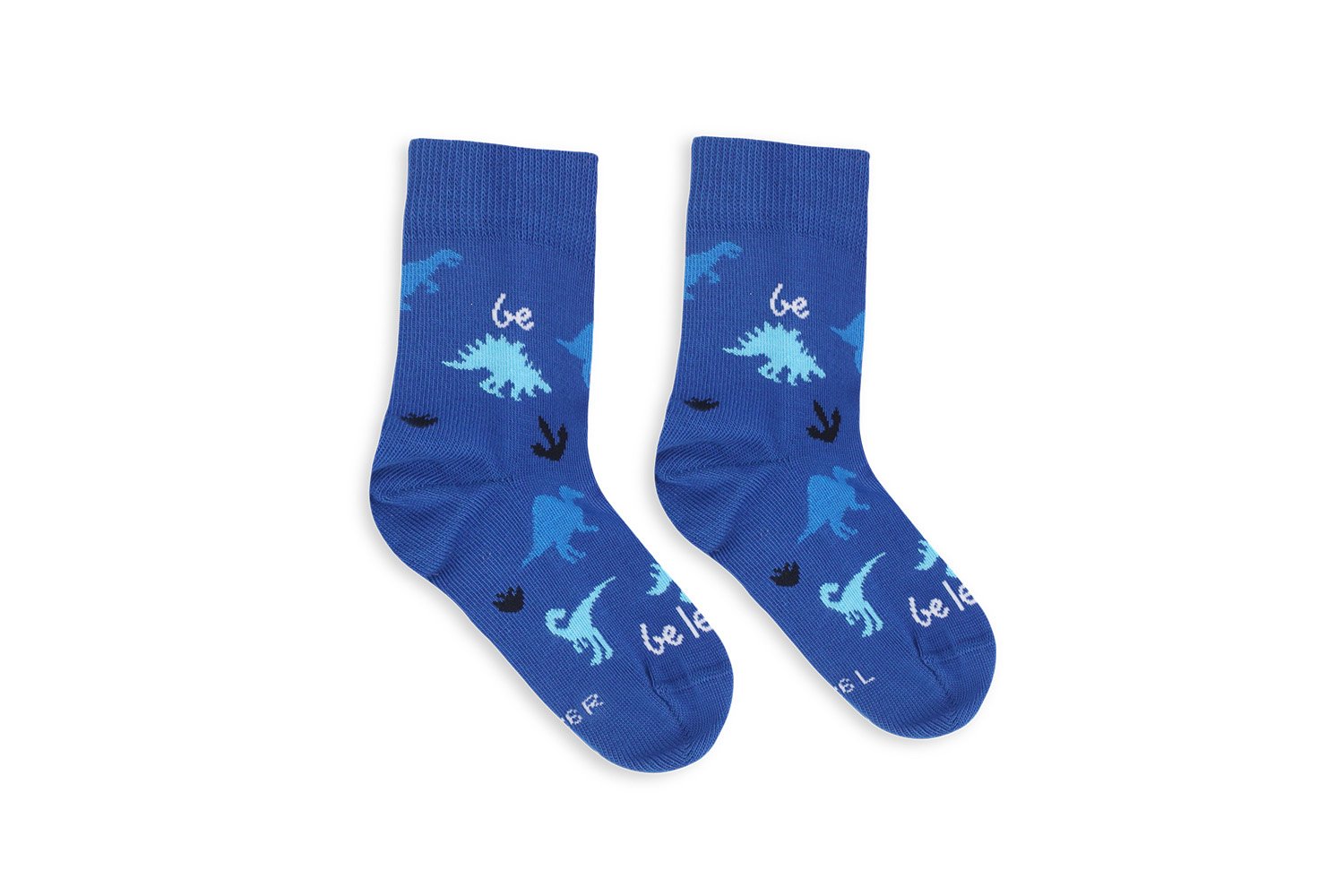 Be Lenka Barefoot Socks Crew Kids Dino